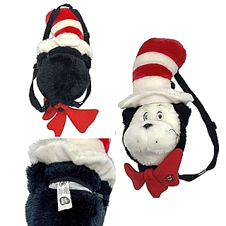 Cartoon Characters Collectibles - Doctor Seuss Cat in the Hat Plush backpack