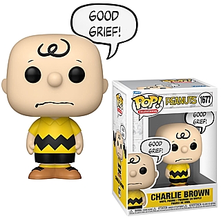 Peanuts Collectibles - Charlie Brown Good Grief POP! Television Vinyl Figure 1677 from Funko