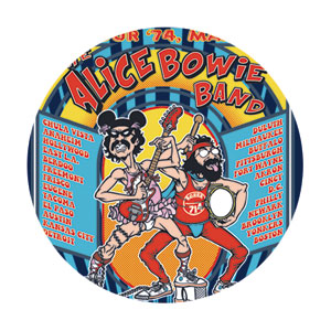 Movie Collectibles - Cheech & Chong - Alice Bowie Band Pinback Button