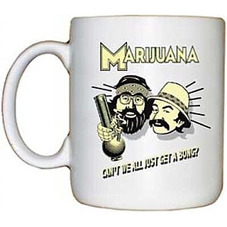 Movie Collectibles - Cheech & Chong Marijuan Ceramic Mug