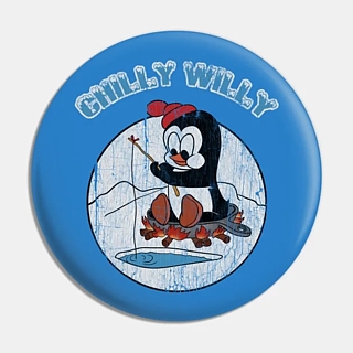Classic Cartoons Collectibles - Chilly Willy Metal Pinback Badge Button