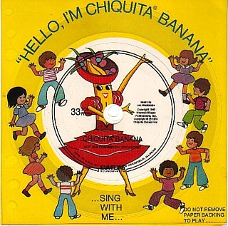 Food Collectibles - Chiquita Banana Paper Record