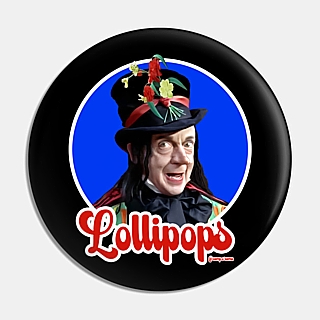 Classic Movies Collectibles - Chitty Chitty Bang Bang Child Catcher Lollipops Metal Pinback Button