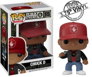 Rap Music Collectibles - Carlton Douglas Ridenhour, Chuck D Public Enemy Hip Hop Vinyl Plastic Figure