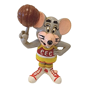 Restaurant Collectibles - Chuck E Cheese Basketball PVC