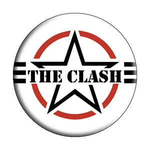 The Clash Air Force Logo Pinback Button