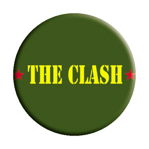 The Clash Amry Logo Pinback Button
