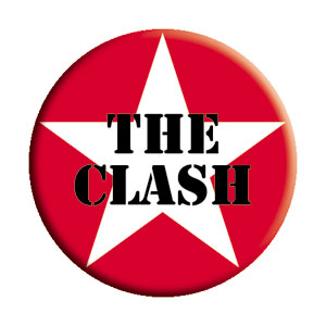 The Clash Star Logo Pinback Button