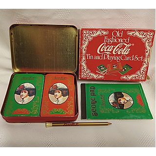 Coca-Cola Collectibles - Coke Playing Cards and Tin