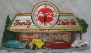 Coca-Cola Collectibles - Coke Diner Clock