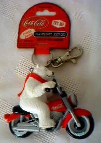 Coca-Cola Collectibles - Coke Polar Bear Flashlight Keyring