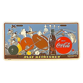 Coca-Cola Collectibles - Coke License Plate