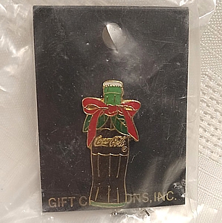 Coca-Cola Collectibles - Coke with a Ribbon Enamel Pin or Tie Tack