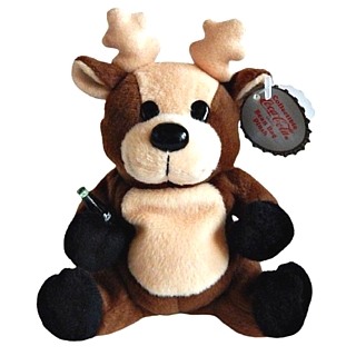 Coca-Cola Collectibles - Coke Reindeer Bean Bag Plush Beanies