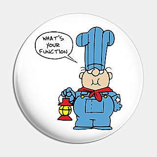 Classic Cartoon Collectibles - School house Rock Conjunction Junction What's Your Function Metal Pinback Button