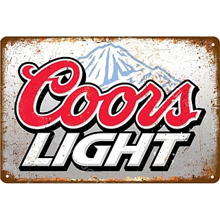 Coors Light Advertising Collectibles - Coors Light Metal Bar Sign