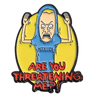MTV's BEavis and Butt-Head Collectibles - Cornholio Are You Threatening Me Metal Enamel Pin / Tie Tack