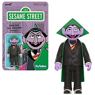Classic Children's Television Collectibles Sesame Street The Count ReAction Figure