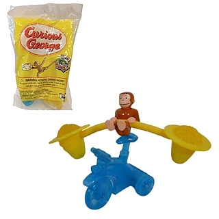 Comics and Cartoons Collectibles - Curious George Tricycle Balancing Toy from Wendy's