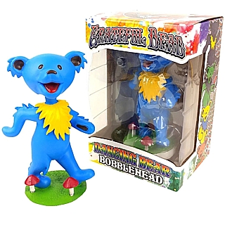 Grateful Dead Collectibles - Dancing Bear Bobblehead Doll BLUE