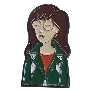 MTV 1990's Cartoon Character Collectibles - Daria Morgendorffer Enamel Lapel Pin / Tie Tack