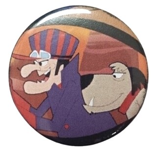 Hanna Barbera Collectibles - Dick Dastardly and Muttley Pinback Button