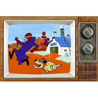 Television Character Collectibles - Hanna Barbera's Dick Dastardly and Muttley TV Magnet