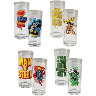 DC Comics Justice League Collectible Character Glasses