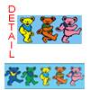 Grateful Dead Collectibles - Grateful Dead Dancing Bears Shoelaces