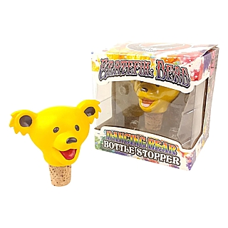 Grateful Dead Collectibles - Dancing Bear Bottle Stopper YELLOW