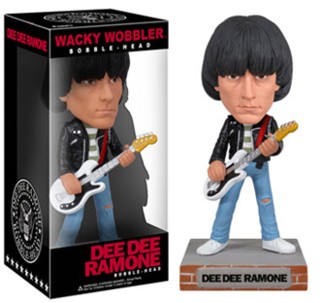 The Ramones - Dee Dee Ramone Douglas Glenn Colvin Wacky Wobbler Bobble Head Doll