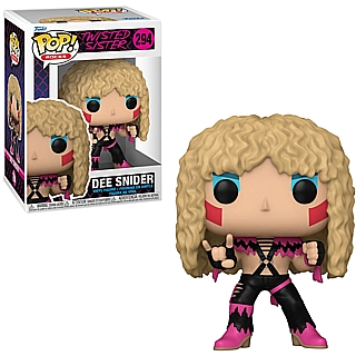 1980s Heavy Metal Rock Music Collectibles - Twisted Sister Dee Snider POP! Rocks Vinyl Figure 294