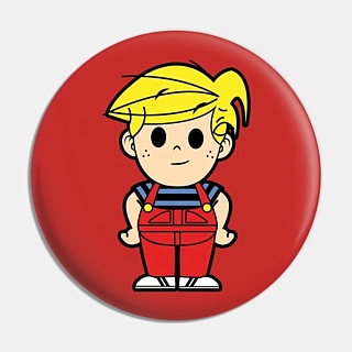 Cartoon and Comic Strip Character Collectibles - Dennis the Menace Pinback Button