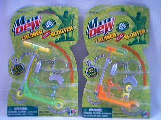 Mountain Dew Collectibles - Mountain Dew Mini Finger Scooter Keychain