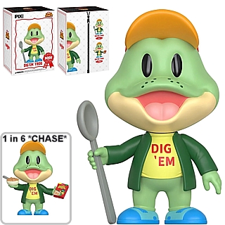 Kelloggs Cereal Collectibles - Honey Smacks Dig 'Em Frog PIX! Vinyl Figure by Thrilljoy
