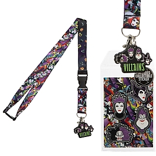 Walt Disney Movies - Disney's Villains Cloth Lanyard