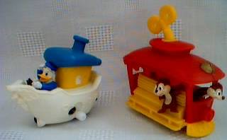 Disney Collectibles - Donald Duck and Chip & Dale Windup figures