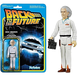 80's Movie Collectibles - Back to the Future Doc Emmet Brown ReAction Figure