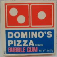 Fast Food Collectibles - Dominos Pizza Box Bubble Gum