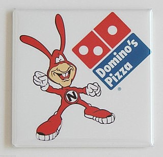 Fast Food Collectibles - Dominos Pizza Noid Fridge Magnet