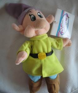 Snow White Dwarfs Dopey Plush Beanie