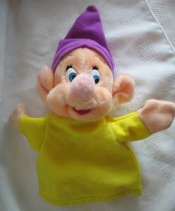 Snow White Dwarfs Happy Puppet