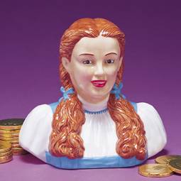 Wizard of Oz Collectibles - Dorothy Ceramic Bank