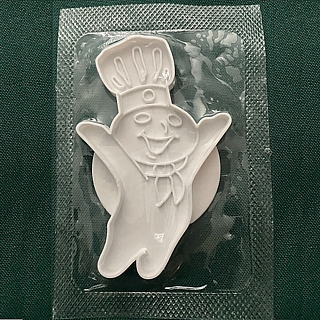 Pillsbury Collectibles - Poppin' Fresh Dough Boy Plastic Cookie Cutter