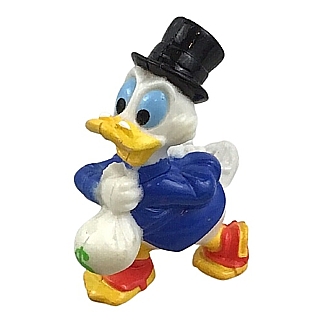 Disney Cartoon Collectibles - Duck Tales Scrooge McDuck Kellogg's PVC Figure