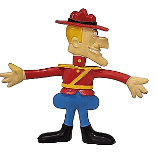 Dudley Do Right Collectibles - Dudley Do-Right Bendable Bendy Rubber Figure