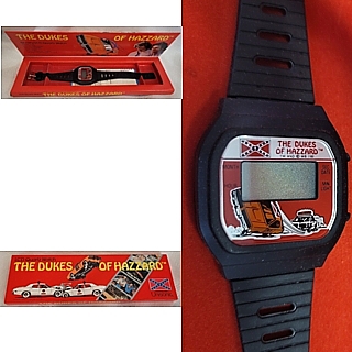 Television from the 1980's Collectibles - Dukes of Hazzard - LCD Watch Digital Quartz Watch