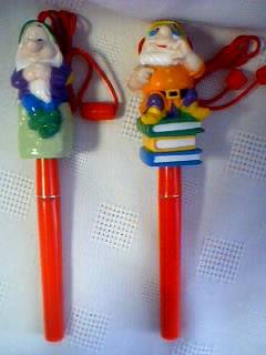 Walt Disney - Snow White and 7 Dwarfs Vinyl Sleepy and Doc Pens