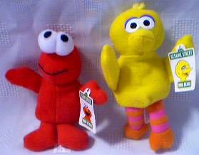 Sesame Street - Big Bird and Elmo Mini Beanie