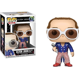 Elton John Collectibles - Elton John Red, White and Blue POP! Vinyl Figure